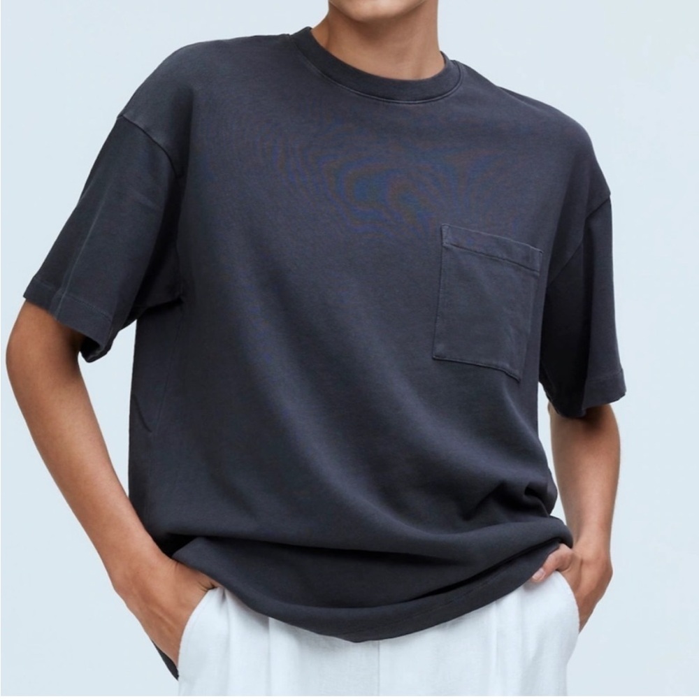 Madewell Garment-Dyed Oversized Pocket Tee